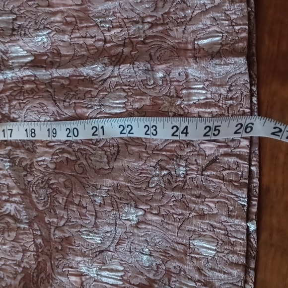 Haniiy lightweight Copper/ metallic one shoulder dress. See measurements. - Picture 8 of 11